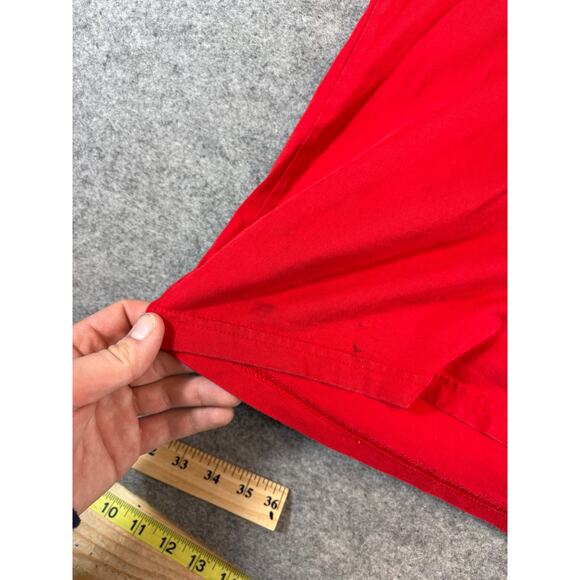 Vintage Y2K Ferrari Car T Shirt Mens XL Red Horse Logo On Chest & Sleeve 2000s - Picture 3 of 9